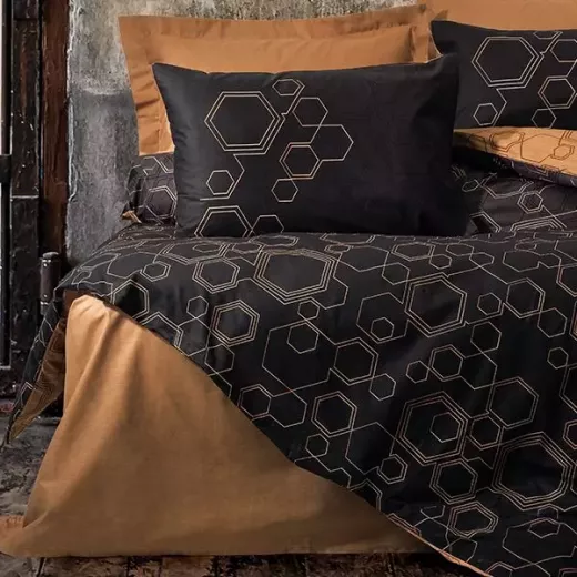 Nova Home Dawn Duvet Cover, King/Super King, Black Color ,4 Pieces - Nova Home - Image 5