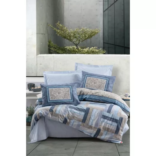 Nova Home Dawn Duvet Cover, King/Super King, Blue Color ,4 Pieces - Nova Home - Image 2