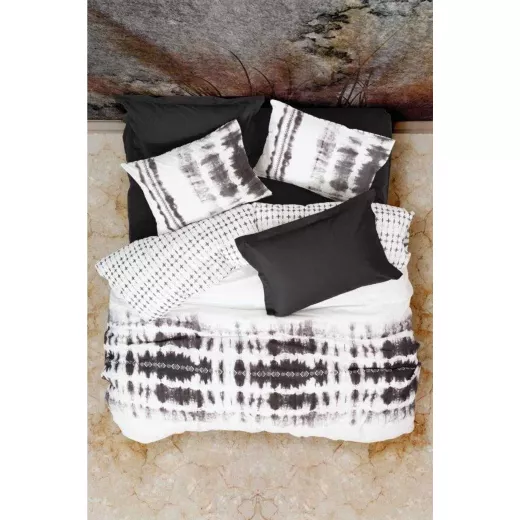 Nova Home Duvet Cover Set ,100% Cotton, Black Color, King Size, 4 Pieces - Nova Home - Image 2
