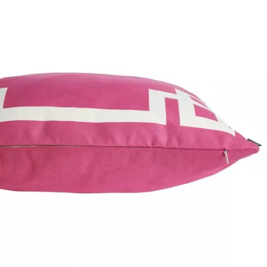 Nova Home Geometric Story Printed Cushion Cover, Pink Color, 45x45 Cm - Nova Home - Image 2