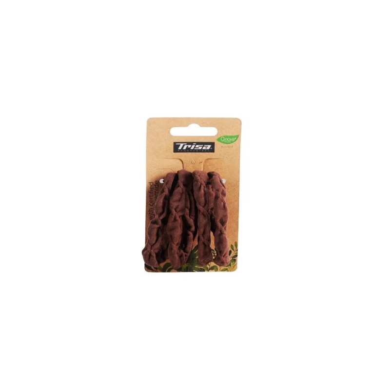 Trisa italian elastics thick brown - TRISA