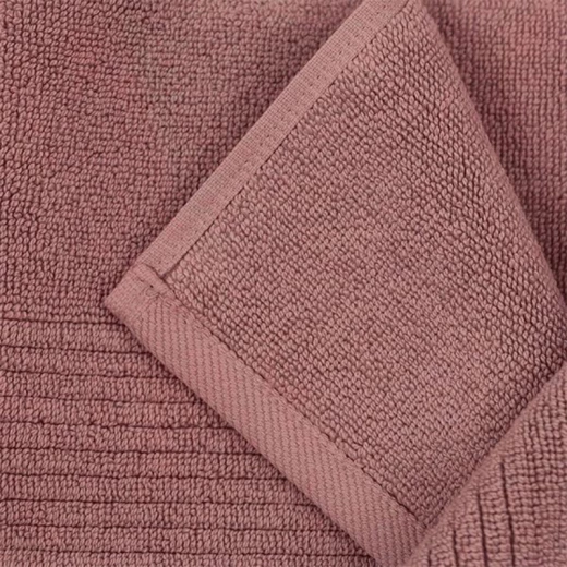 Nova Home Pretty Collection Bath Mat Towel, Cotton, Rose Color - Nova Home - Image 2