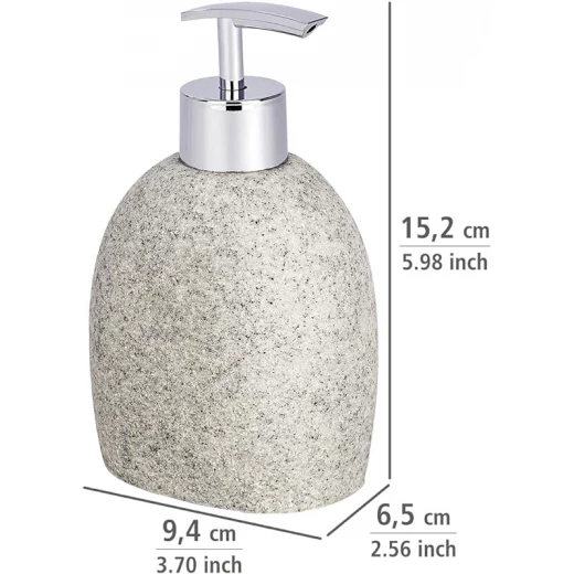 Wenko puro liquid soap dispenser, light grey - Wenko - Image 2
