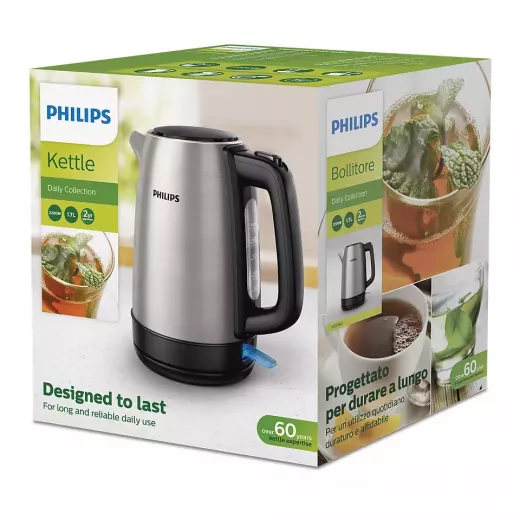 Philips kettle - 1.7l - stainless steel - Philips - Image 3