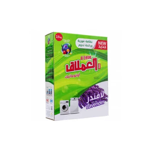 العملاق مسحوق غسيل - اوتوماتك - 2.5 كغم - لافندر- BOX العملاق مسحوق غسيل - اوتوماتك - 2.5 كغم - لافندر- BOX