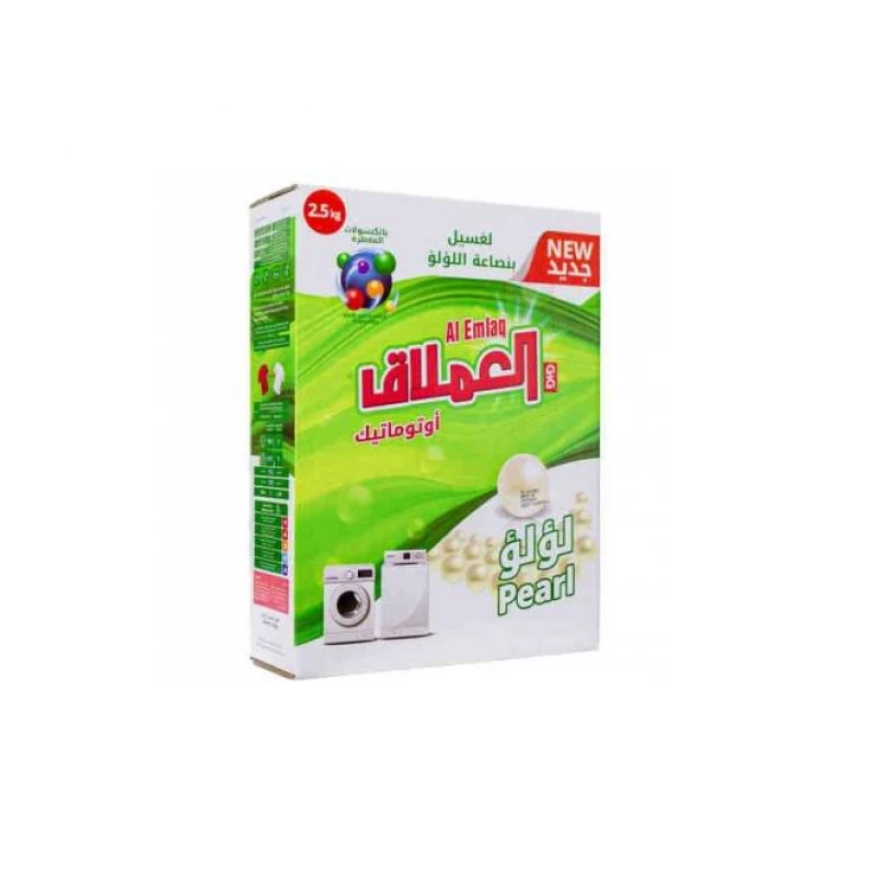 العملاق مسحوق غسيل - اوتوماتك - 2.5 كغم - لؤلؤ - العملاق