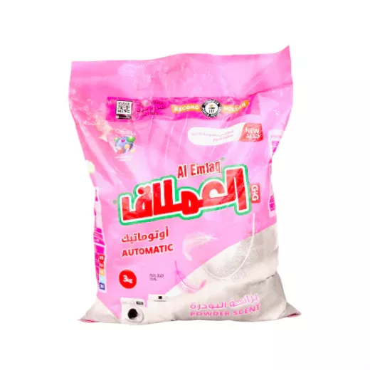 العملاق مسحوق غسيل - اوتوماتك - 3 كغم - برائحة البودرة العملاق مسحوق غسيل - اوتوماتك - 3 كغم - برائحة البودرة