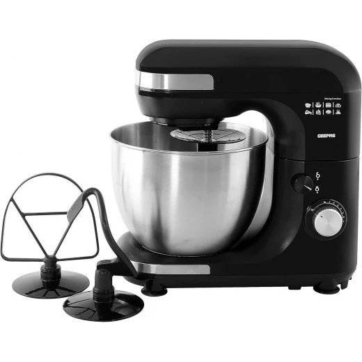 Geepas 3 In 1 Mixer Cum Blender 600w - 7 Level Speed, 5 Litre Stainless Steel Bowl - GEEPAS - Image 4