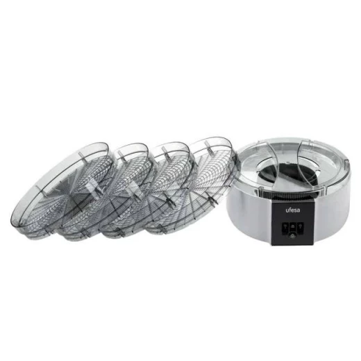 Ufesa DA5000 Food Dehydrator: 500W for Healthy Snacking & Food Preservation. Create delicious dried fruits, vegetables, and jerky. Perfect for home use, this dehydrator offers a simple and effective way to preserve your favorite foods naturally. Enjoy nutritious snacks with ease. - Ufesa - Image 2