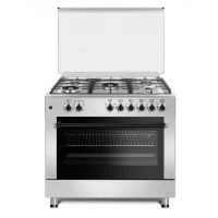 Conti 90cm Gas Cooker: 5-Burner Design with Double Fan Oven for Superior Home Cooking. Featuring Model GASCOKR.0008. Enjoy Precise Control and Exceptional Baking Performance with This Stylish Gas Cooker.