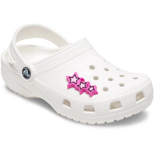 Crocs Jibbitz Symbol Shoe Charms for Crocs Triple Pink Star - Crocs - Image 2