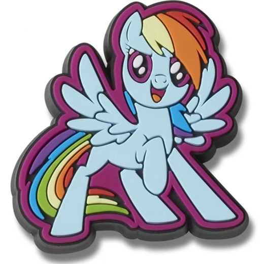 Crocs Jibbitz Symbol Shoe Charms for Crocs My Little Pony Rainbow Dash Crocs Jibbitz Symbol Shoe Charms for Crocs My Little Pony Rainbow Dash
