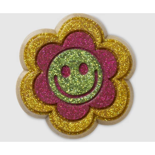 Crocs Jibbitz Symbol Shoe Charms for Crocs Glitter Happy Daisy Crocs Jibbitz Symbol Shoe Charms for Crocs Glitter Happy Daisy