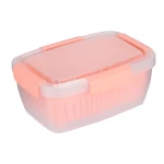 Rect. Leachate Box - 23.5*16.5*9.6 cm / 2 L, Peach - Vague