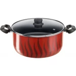 Tefal  Tempo Flame Pot, Glass cover, 28 Cm - Tefal