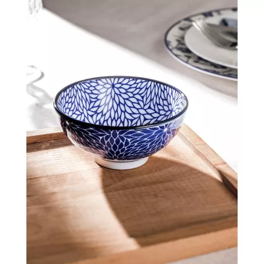 Madame Coco Rêve Bleu Drancy New Bone China Bowl - Blue Madame Coco Rêve Bleu Drancy New Bone China Bowl - Blue