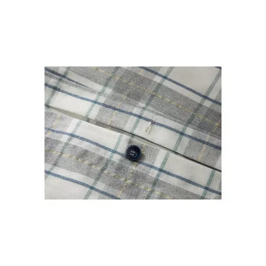 طقم غطاء لحاف مزدوج ناعم منقوش مقاس 220*200 سم رمادي ,من إنجليش هوم - انجلش هوم - Image 4