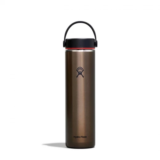 Hydro Flask Trail Series 24 oz. Wide Mouth Lightweight Insulated Bottle, OBSIDIAN Hydro Flask Trail Series 24 oz. Wide Mouth Lightweight Insulated Bottle, OBSIDIAN