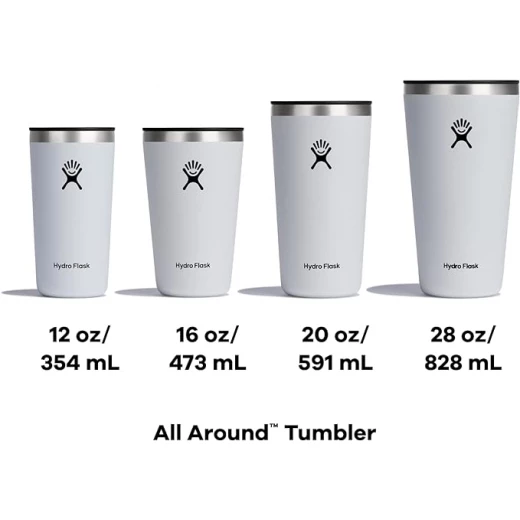 Hydro Flask All Around Tumbler - Stainless Steel Insulated With Lid 16 Oz - Indigo - Hydro Flask - Image 2