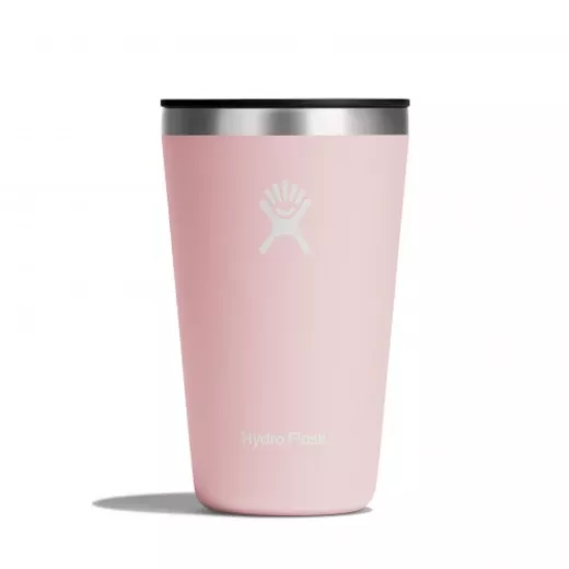 Hydro Flask All Around Tumbler - Stainless Steel Insulated With Lid 16 Oz - TRILLIUM Hydro Flask All Around Tumbler - Stainless Steel Insulated With Lid 16 Oz - TRILLIUM