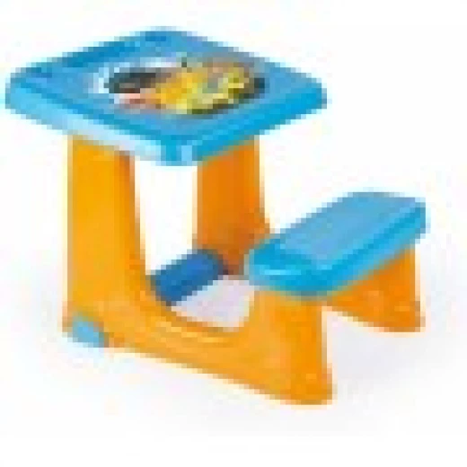 Mattel Hot Wheels School Desk for Kids Writing & Drawing Station Safe Design Ages 2+ Toddler Furniture - Mattel - Image 4