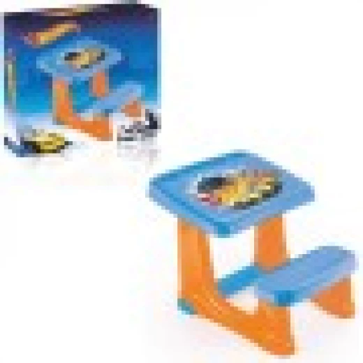 Mattel Hot Wheels School Desk for Kids Writing & Drawing Station Safe Design Ages 2+ Toddler Furniture - Mattel - Image 3