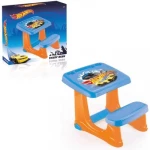 Mattel Hot Wheels School Desk for Kids Writing & Drawing Station Safe Design Ages 2+ Toddler Furniture - Mattel