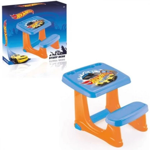 Mattel Hot Wheels School Desk for Kids Writing & Drawing Station Safe Design Ages 2+ Toddler Furniture Mattel Hot Wheels School Desk for Kids Writing & Drawing Station Safe Design Ages 2+ Toddler Furniture