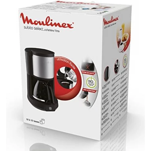 Moulinex FG370811 Freestanding Semi-auto manual drip coffee maker 15 cups Black - MOULINEX - Image 2