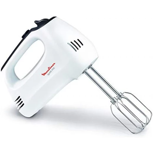 Moulinex Quick Mix Hand Mixer, 300 Watts, White, Plastic, Hm310127 - MOULINEX - Image 5