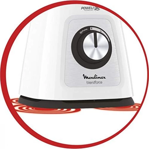 Moulinex Blendforce Glass Blender, White, 1.75 L, 700 W, LM435127 - MOULINEX - Image 3