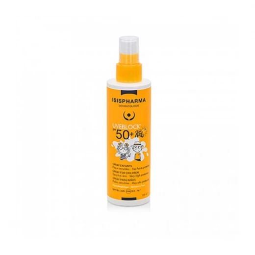 Isispharma UVEBLOCK SPF50+ Spray Kids 200 Ml Isispharma UVEBLOCK SPF50+ Spray Kids 200 Ml