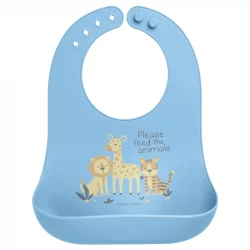 Stephen Joseph Silicone Baby Bib – Zoo
