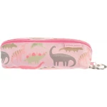 Stephen Joseph All Over Printed Pencil Pouch, Pink Dino - Stephen Joseph