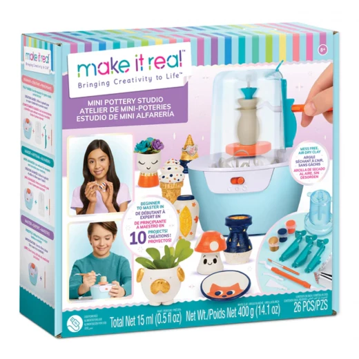 Make it real Mini Pottery Studio Deluxe Set Make it real Mini Pottery Studio Deluxe Set