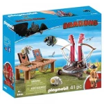 Playmobil Dragons Gobber The Belch With Sheep Sling - Playmobil