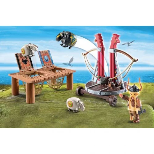 Playmobil Dragons Gobber The Belch With Sheep Sling - Playmobil - Image 2