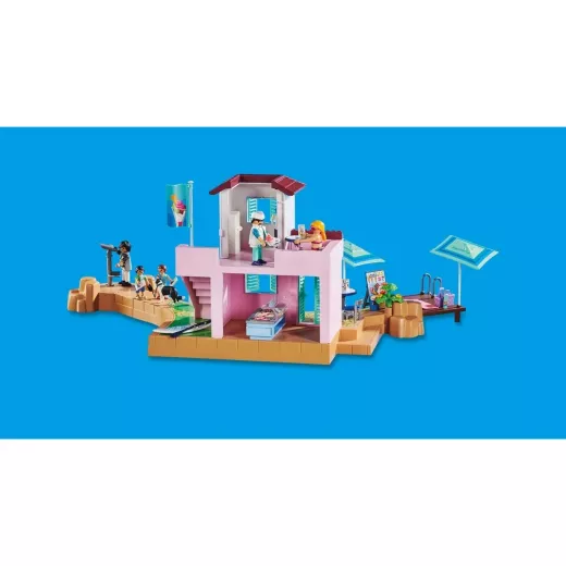 Playmobil Waterfront Ice Cream Shop, For Children Ages 4+ - Playmobil - Image 3