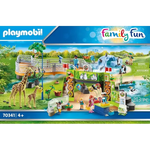 Playmobil  Large City Zoo Playset with Animals, Enclosures, Scenery, a Zook - Playmobil - Image 2