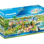 Playmobil  Large City Zoo Playset with Animals, Enclosures, Scenery, a Zook - Playmobil