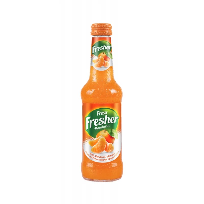 فريشر مشروب غازي بنكهة المندلينا والفيتامينات 200ML علبة - فريشر