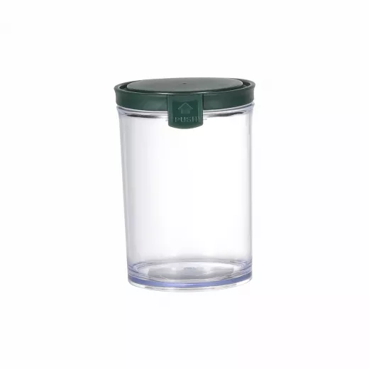 Vague Round Airtight Food Container Jar 550 ml Green Vague Round Airtight Food Container Jar 550 ml Green