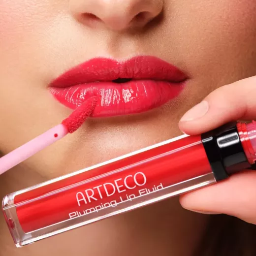 ARTDECO Firey Red Plumping Lip Fluid Glossy Shine Moisturizing Lip Enhancer Makeup for Fuller Lips - ArtDeco - Image 3