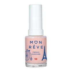 Mon Reve French Manicure Nail Polish Milky Sheer Finish for Elegant Nails 13ml