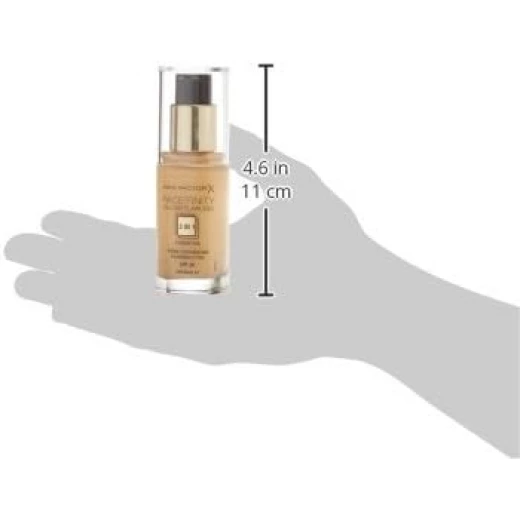 Max Factor Facefinity 3 in 1 Foundation 63 Sun Beige Long Lasting Coverage 30ml Makeup Base - Max Factor - Image 3