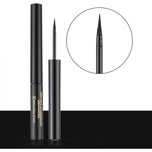 MAX FACTOR Deep Black Waterproof Eyeliner Long Lasting Dramatic Eye Makeup for Captivating Eyes - Max Factor - Image 2