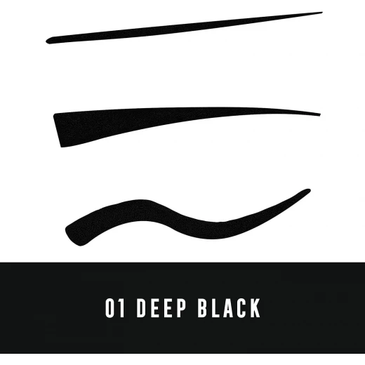 MAX FACTOR Deep Black Waterproof Eyeliner Long Lasting Dramatic Eye Makeup for Captivating Eyes - Max Factor - Image 4