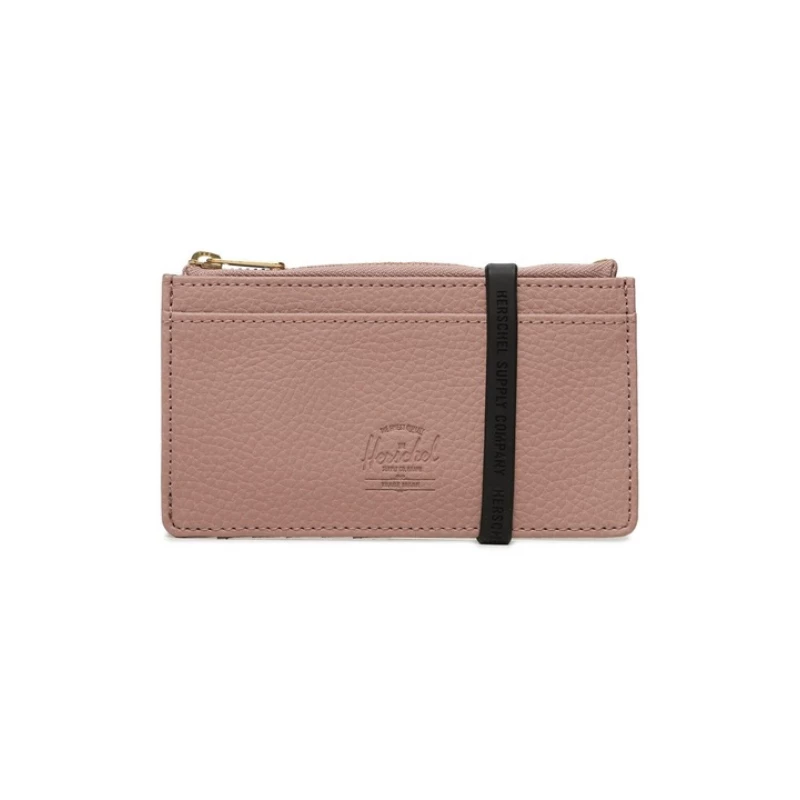 محفظة هيرشل أوسكار كبيرة مصنوعة من الجلد النباتي باللون الوردي - هيرشل
