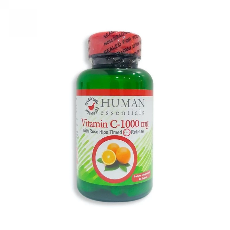 هيومان اسينشيال فيتامين سي 1000 مجم 90 قرص - هيومان اسينشلس