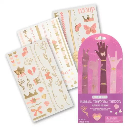 Stephen Joseph - Temporary Tattoos | Metallic Butterflies Stephen Joseph - Temporary Tattoos | Metallic Butterflies
